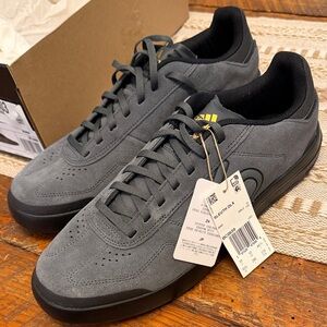 Adidas Men's Charcoal and Black Sneakers